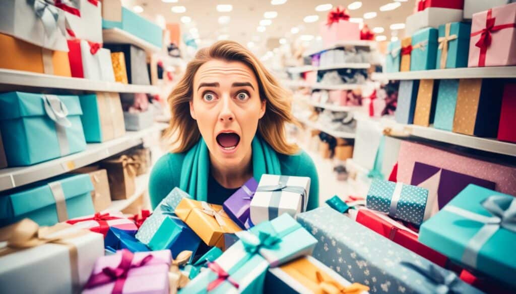 Auswahlstress beim Geschenkekauf