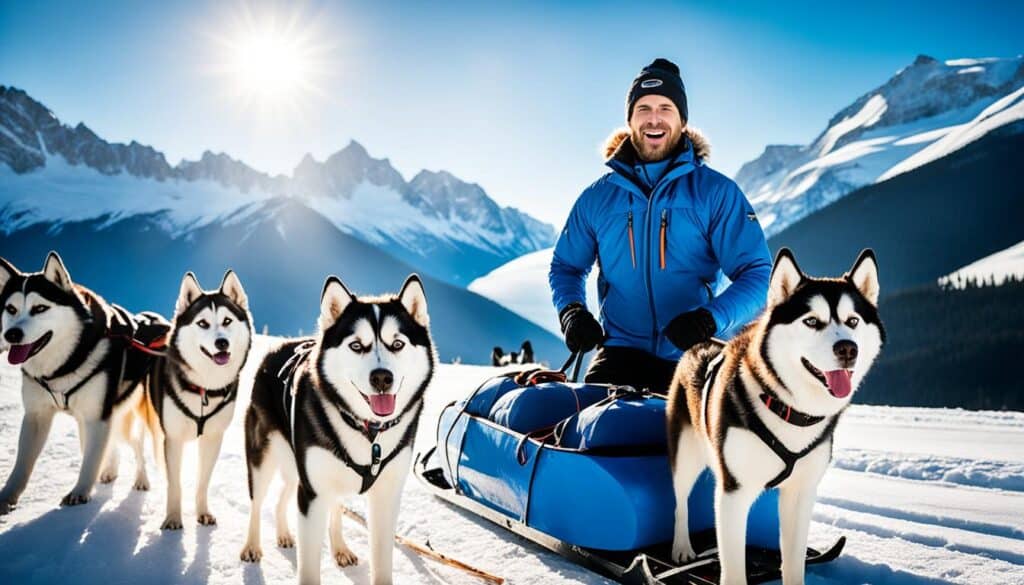 Husky Schlittenfahrt