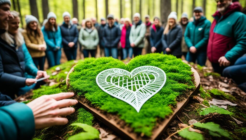 Nachhaltigkeit Holzherz
