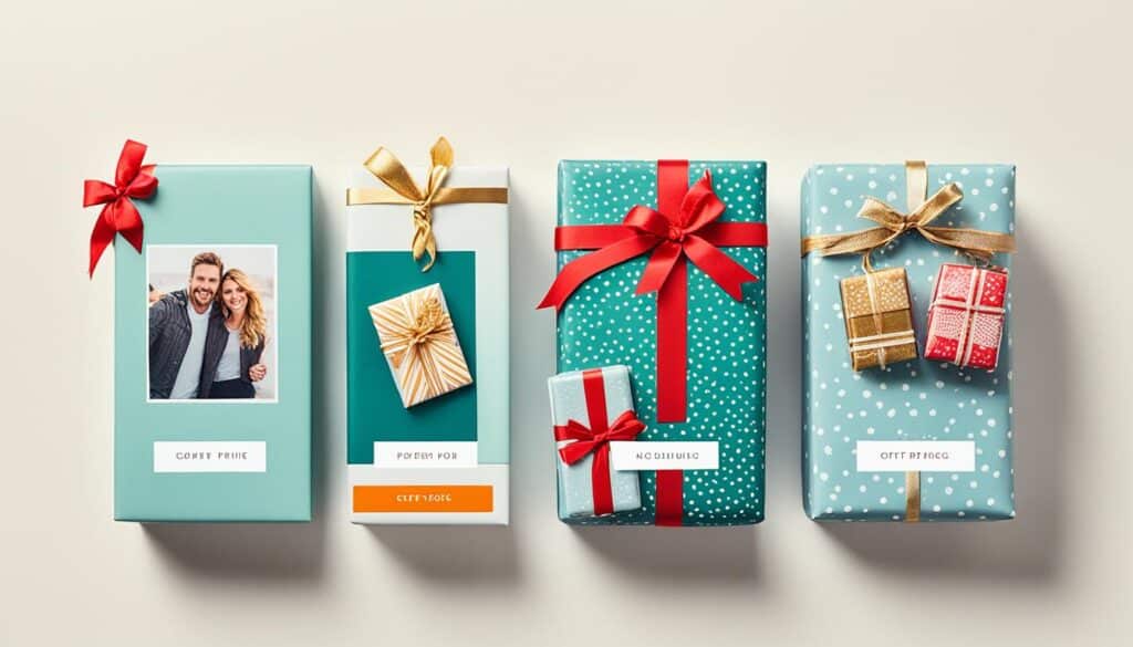 Preisklassen personalisierte Geschenke