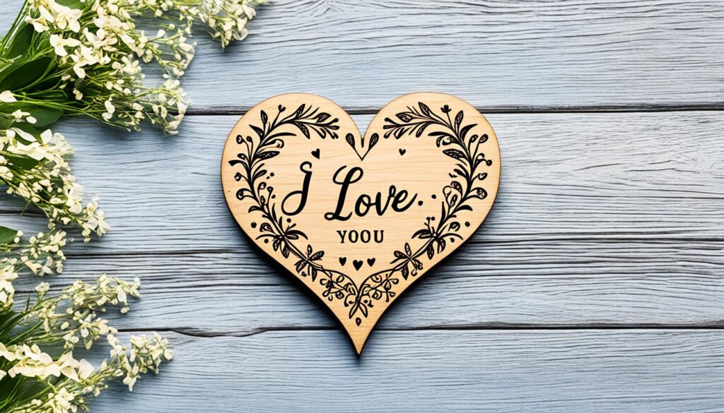 holzherz mit gravur zum valentinstag