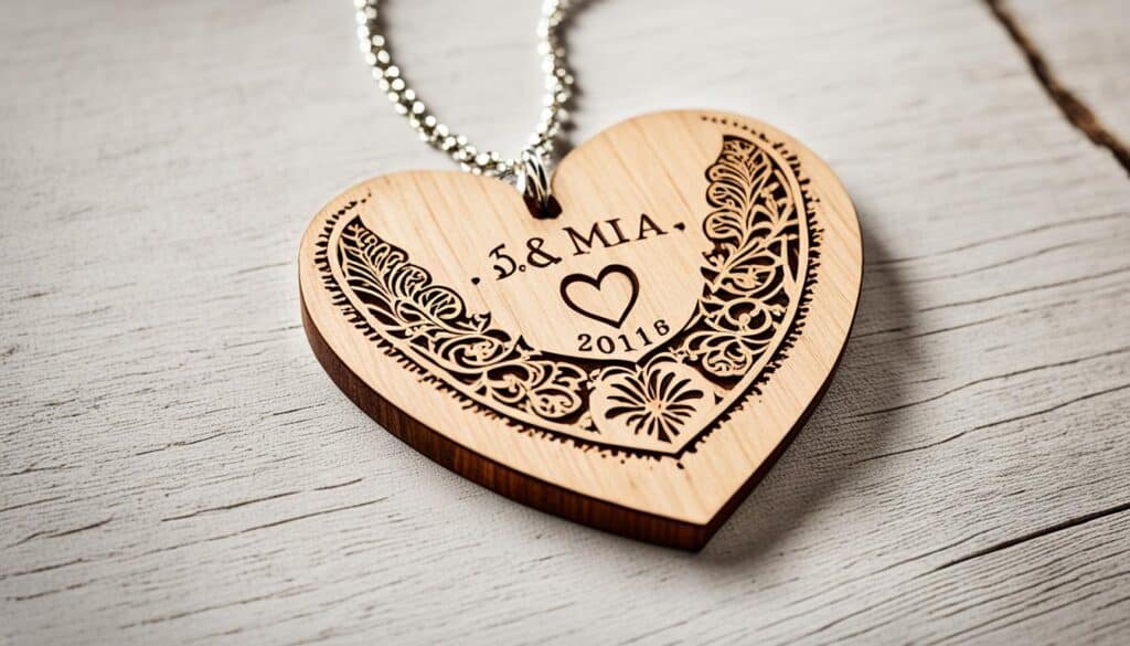 holzherz mit gravur zum valentinstag
